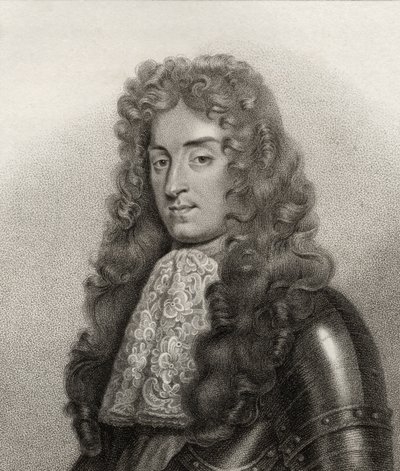 King James II, Engraved by Bocquet, from 
